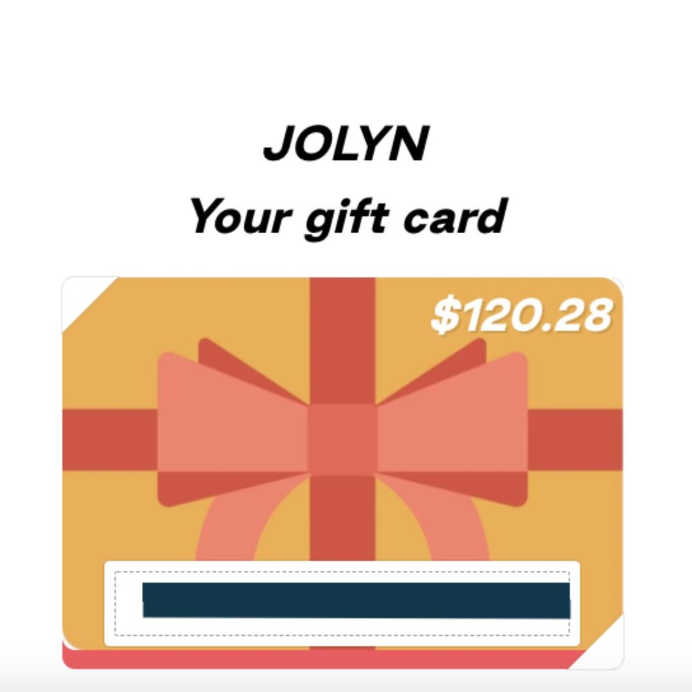 JOLYN Bathing Suit Gift Card